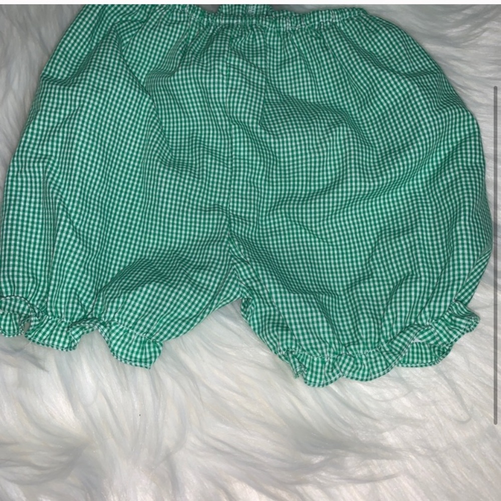 Petit Ami dress - 24 mo - green/white  checkered - Picture 7 of 9
